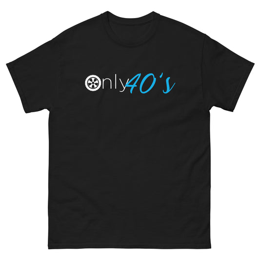 "Only40's" Only Fans T-shirt design - Black (Front only)