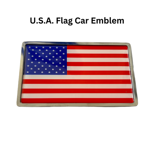 U.S. American Flag Car Emblem