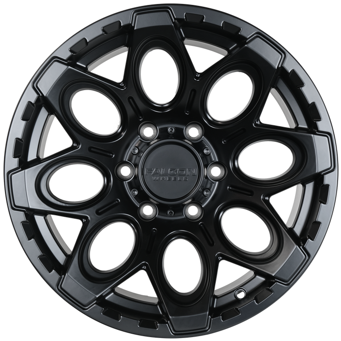 T6 - Full Matte Black - 17x9