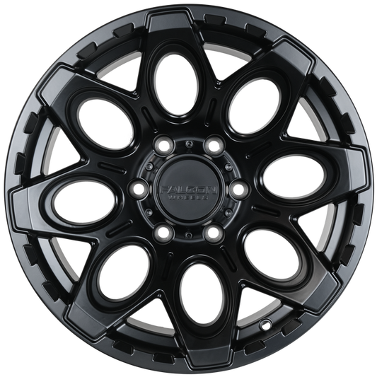 T6 - Full Matte Black - 17x9
