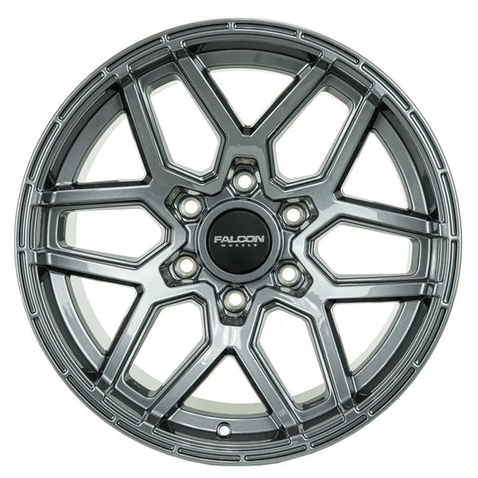 T9 - Gloss Gunmetal - 17x9 (-15mm)