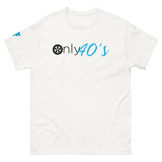 "Only40's" Only Fans T-shirt design - White